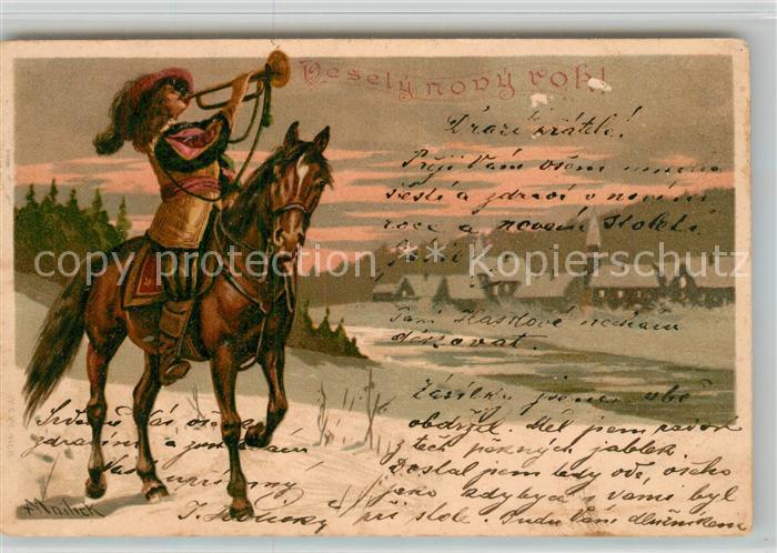 Trompeter Scheffel Litho