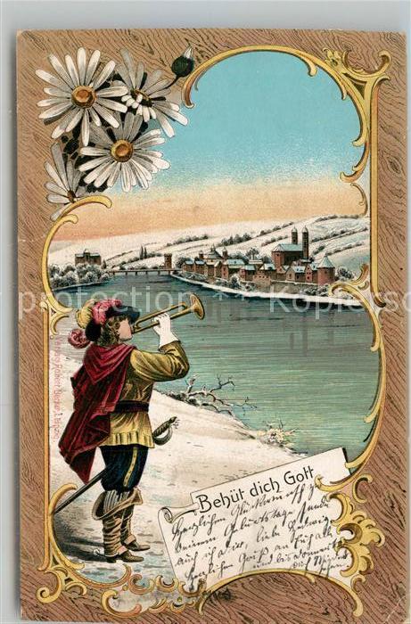 Trompeter Scheffel Litho