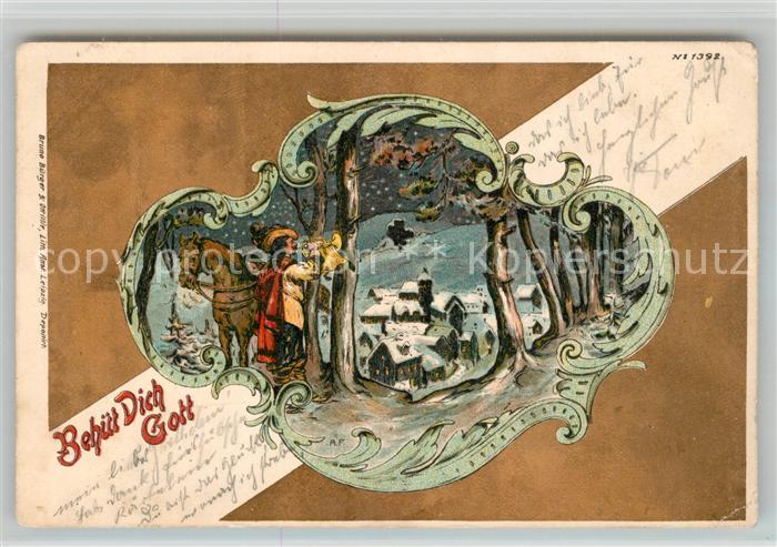 Trompeter Scheffel Litho