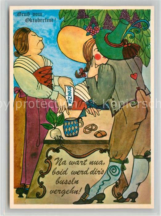 Oktoberfest Humor Kuss Rizinusöl