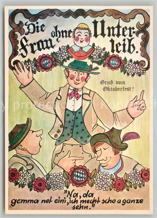 Oktoberfest Die Frau ohne Unterleib Humor