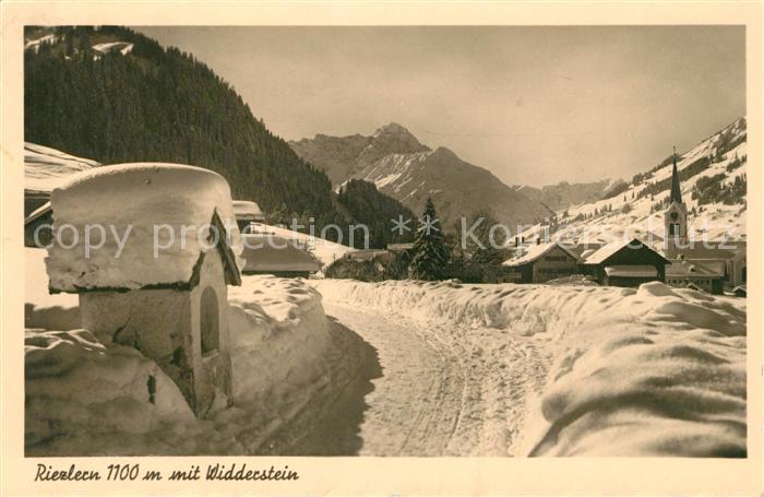 Riezlern Kleinwalsertal Vorarlberg mit Widderstein