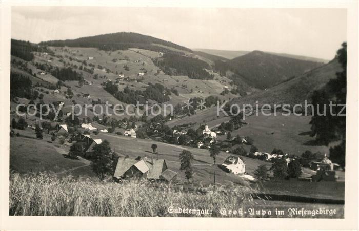 Gross Aupa Velka Upa Panorama Riesengebirge