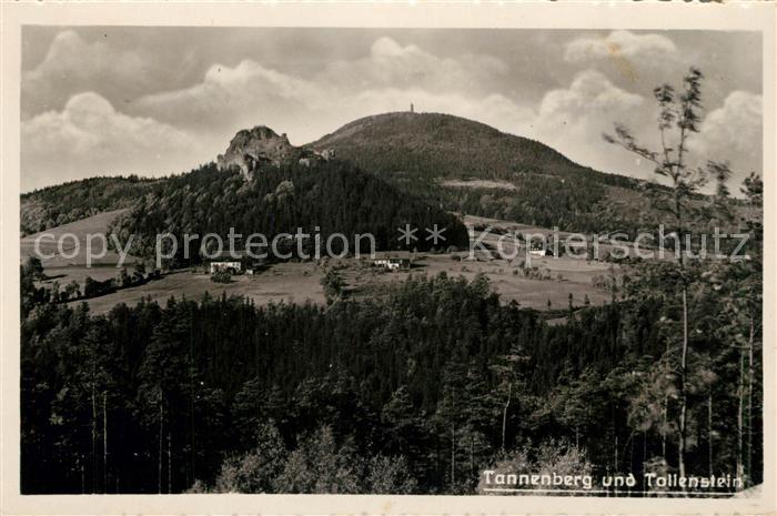 Tannenberg Boehmen mit Tollenstein