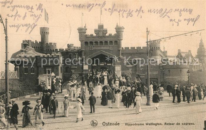 Ostende Oostende Hippodrome Wellington Retour de courses