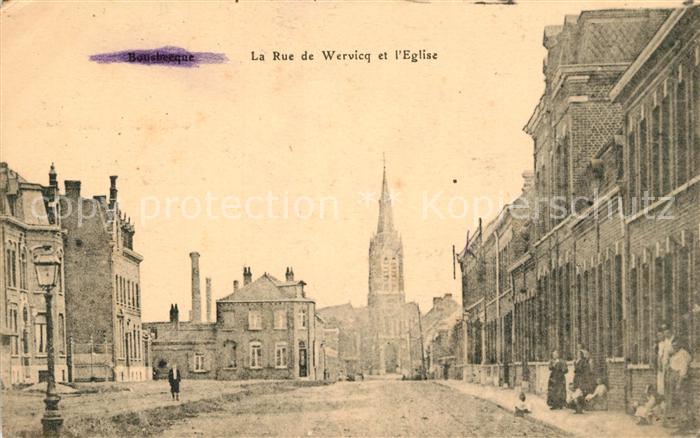 Bousbecque Rue de Wervicq Eglise