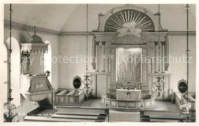 Ragunda Jaemtland Nya kyrka Interioer