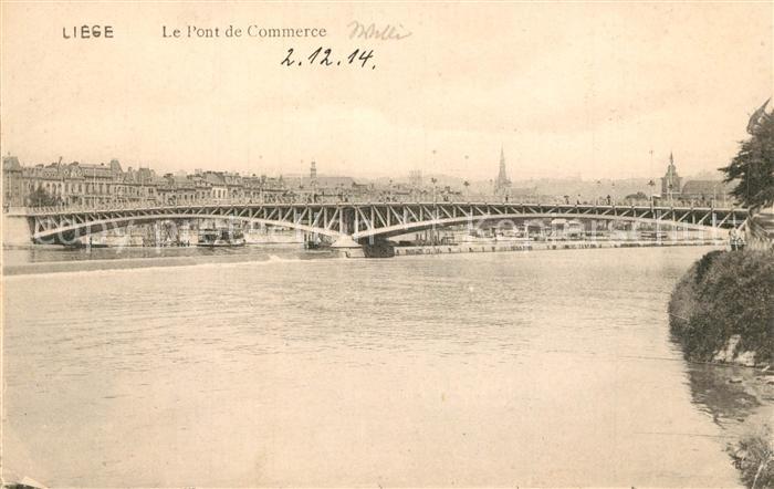 Liege Luettich Le Pont de Commerce