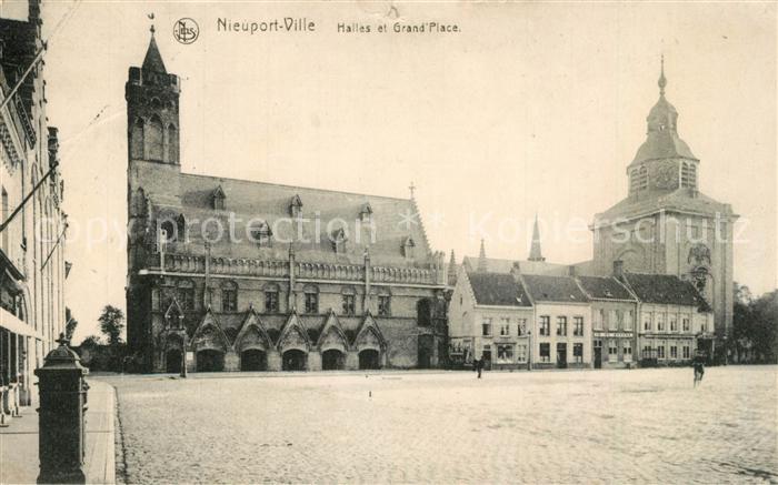 NIEUPORT Nieuwpoort West-Vlaanderen Belgie Halles et Grande Place