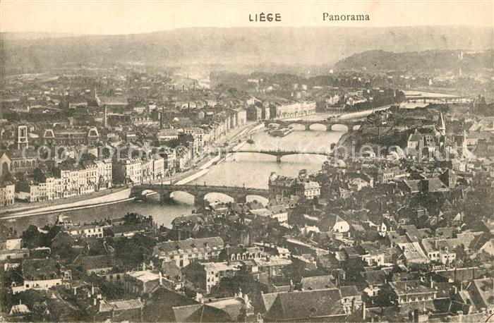 Liege Luettich Panorama