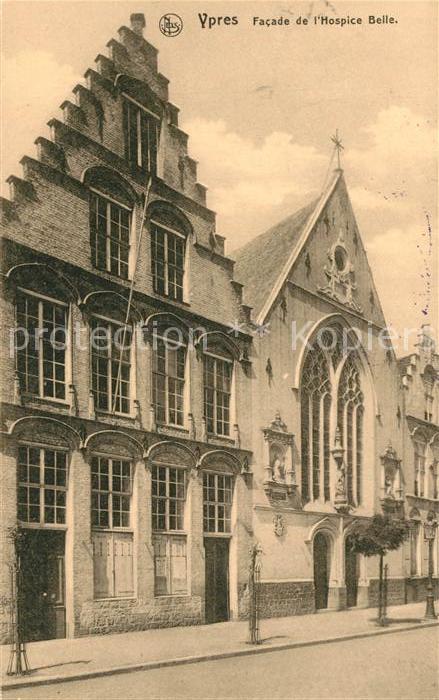 Ypern Ypres Facade de l’Hospice Belle