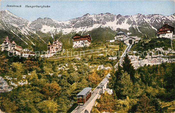 Innsbruck Panorama mit Hungerburgbahn