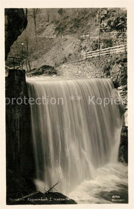 Dornbirn Vorarlberg Rappenloch Wasserfall