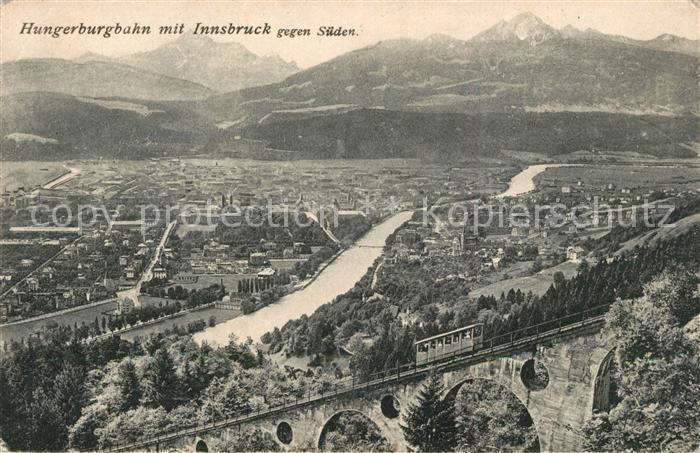 Innsbruck Panorama mit Hungerburgbahn