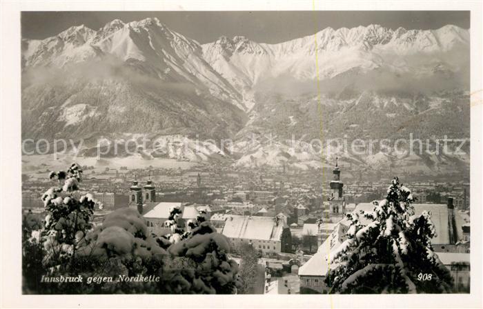 Innsbruck mit Nordkette
