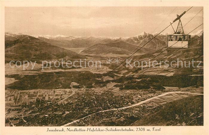 Innsbruck Nordketten Hafelekar Seilschwebebahn