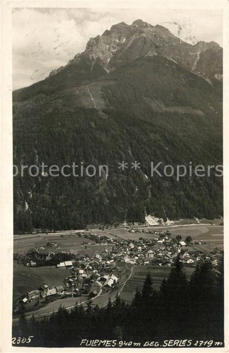 Fulpmes Tirol mit Serles