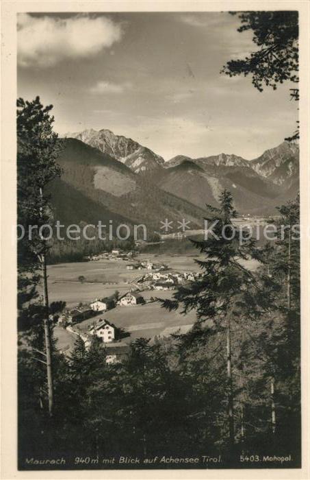 Maurach Achensee Panorama