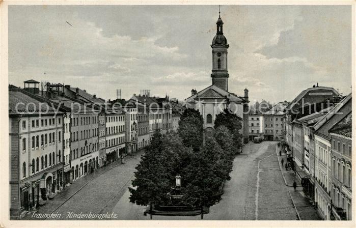 Traunstein Oberbayern Hindenburgplatz