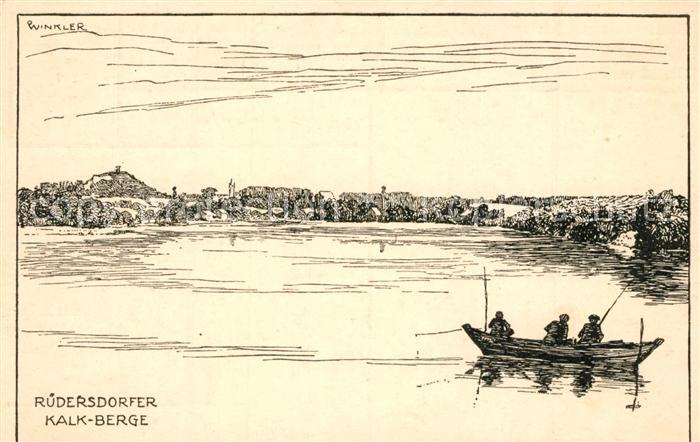 Ruedersdorf Berlin Ruedersdorfer Kalkberge See Serie Deutsche Heimatkarten Mark