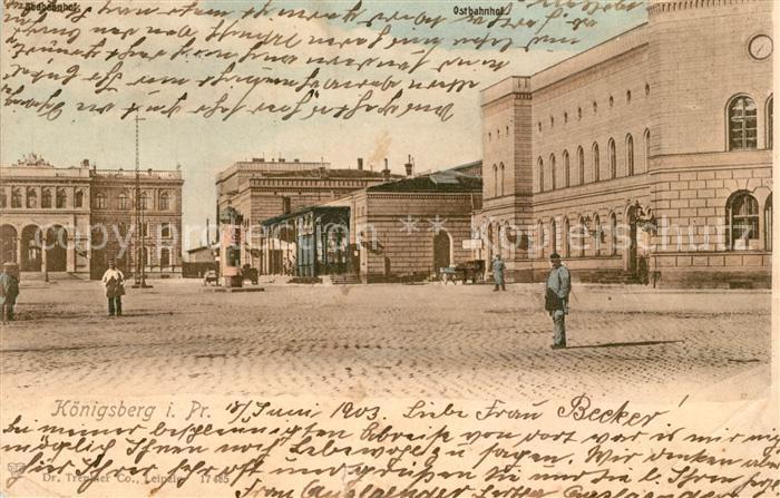 Koenigsberg Preussen Ostbahnhof