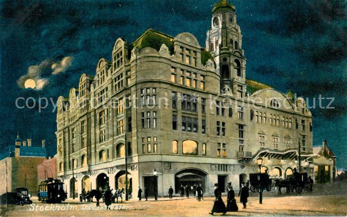 Stockholm Oscarsteatern Theater im Mondschein