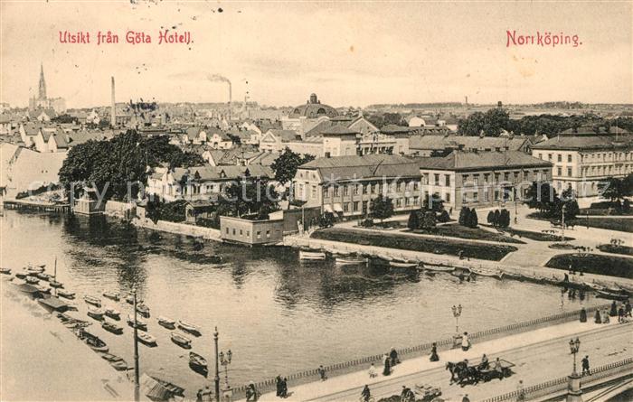 Norrkoeping Urtsikt fran Goeta Hotell