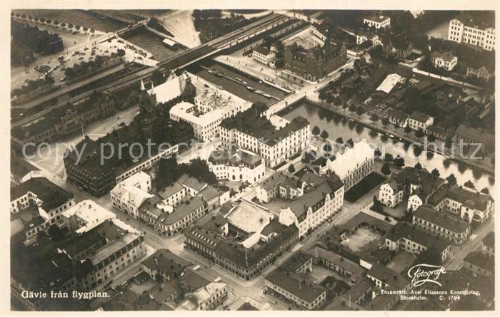 Gaevle fran flygplan Fliegeraufnahme