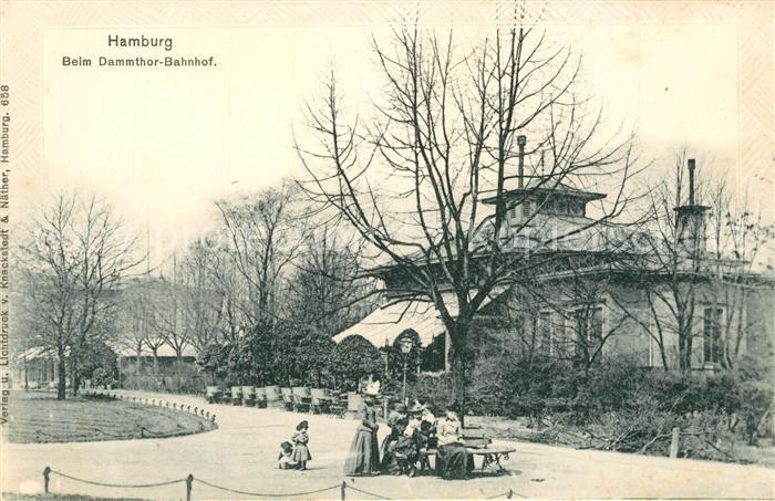 HAMBURG  CITY Partie beim Dammtor Bahnhof