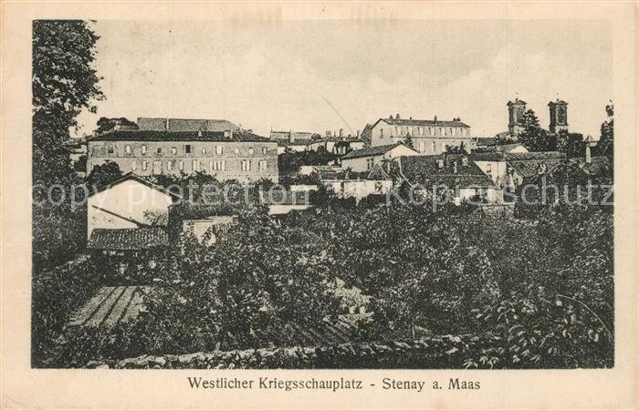 Stenay Westlicher Kriegsschauplatz 1. Weltkrieg