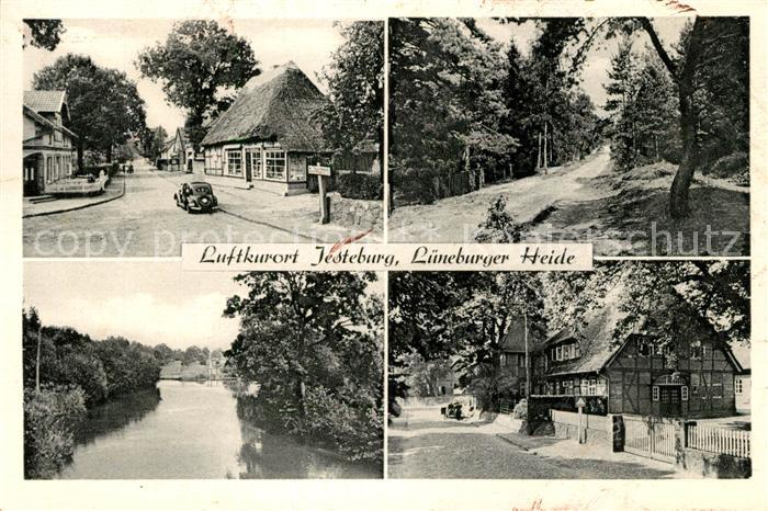 Jesteburg Ortsmotive Luftkurort Lueneburger Heide Partie an der Seeve