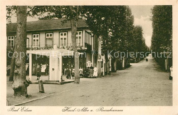 Bad Eilsen Harrlallee und Roccabrunnen