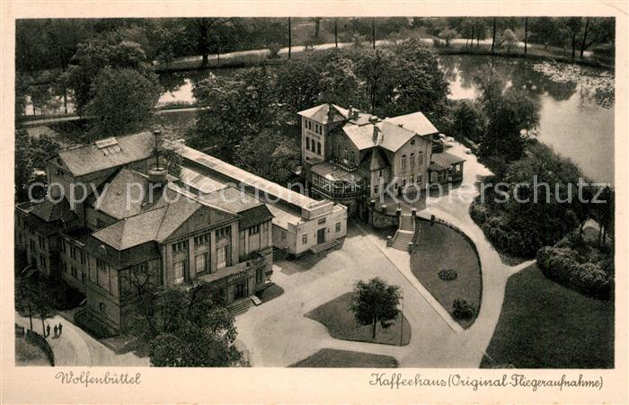 Wolfenbuettel Kaffeehaus Original Fliegeraufnahme