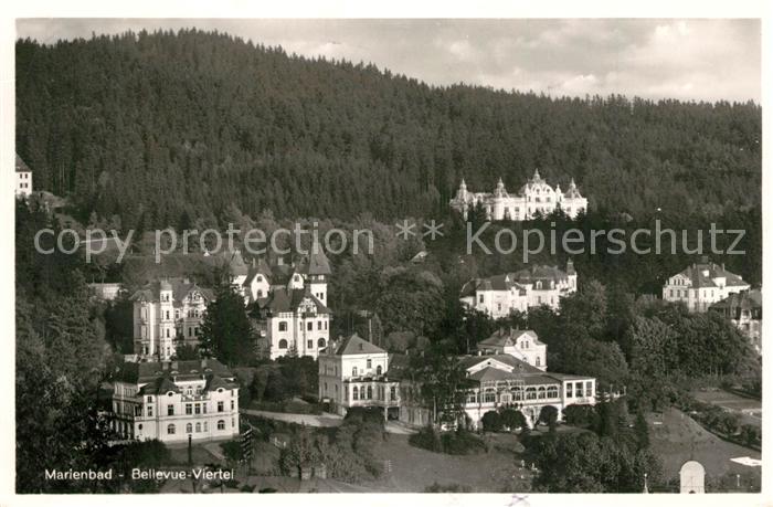 Marienbad Tschechien Boehmen Bellevue Viertel