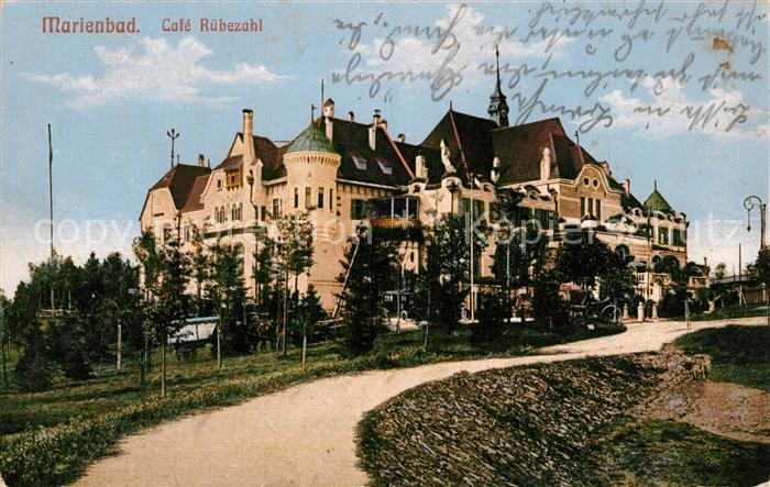 Marienbad Tschechien Boehmen Cafe Ruebezahl