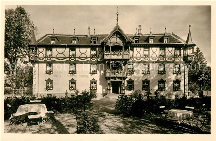 Karlsruhe Baden Hotel Goldene Krone Gartenrestaurant