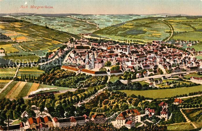 Bad Mergentheim aus der Vogelperspektive