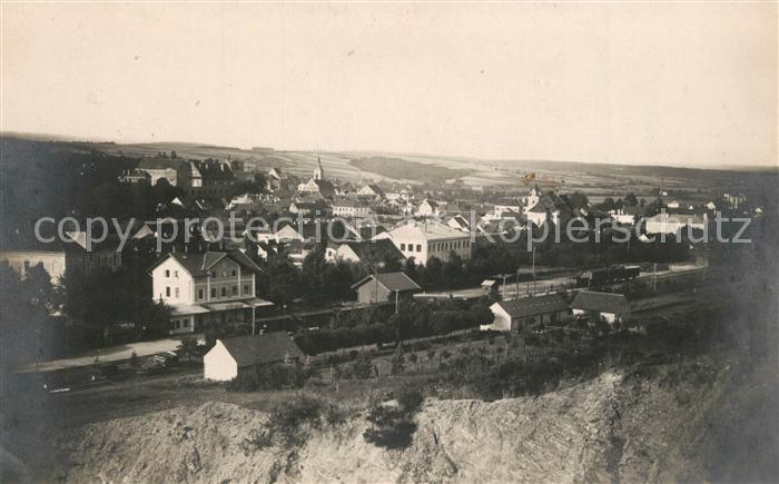 Dauba Tschechien Panorama Bahnhof Eisenbahn