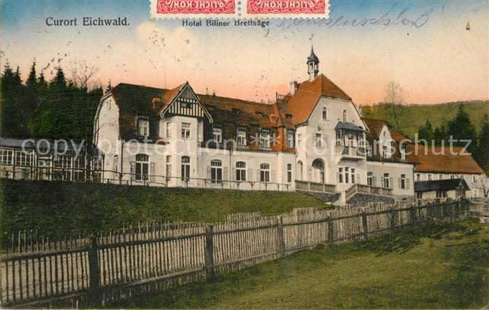 Eichwald Tschechien Hotel Biliner Brettsaege