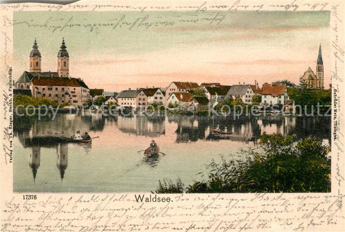 Waldsee Bad Stadtsee mit Blick zur Kirche