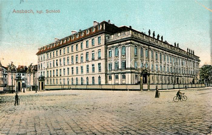 Ansbach Mittelfranken Koenigliches Schloss