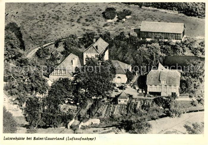 Balve Luisenhuette Fliegeraufnahme