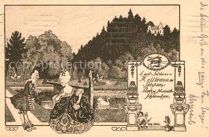 Hellbrunn Park Lustschloss Mozart