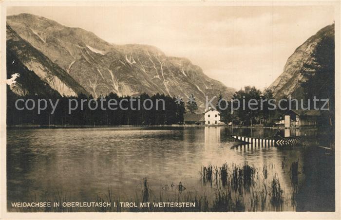 Oberleutasch Weidachsee Wetterstein