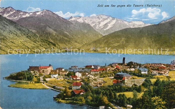 Zell See Tauern Fliegeraufnahme