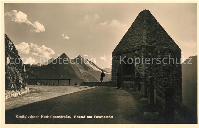 Fuscher Toerl Grossglickner Hochalpenstrasse Abend