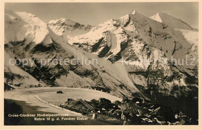 Grossglockner Hochalpenstrasse Kehre Fuscher Eiskar