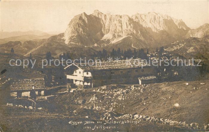 Kaisergebirge Eggen Alm Fellhorn