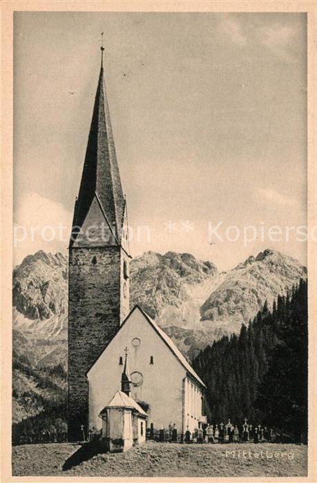 Mittelberg Kleinwalsertal Kirche