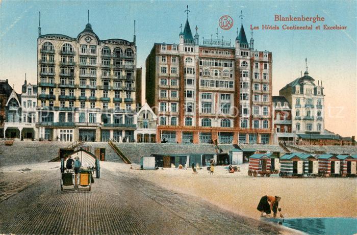 Blankenberghe Les Hotels Continental Excelsior